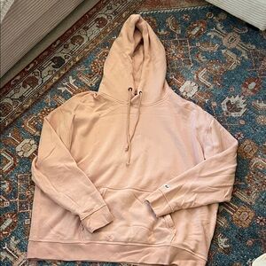 Abercrombie & Fitch Men's Light Pink Hoodie